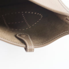 Hermes Mini Evelyn Clemence Etoupe - B Stamp