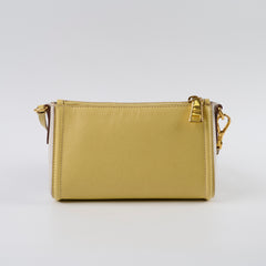 Prada Mini Saffiano Shoulder Bag Yellow