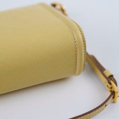 Prada Mini Saffiano Shoulder Bag Yellow