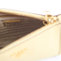 Prada Mini Saffiano Shoulder Bag Yellow