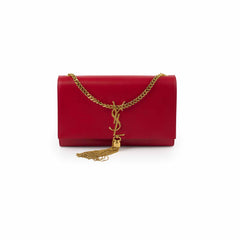 Saint Laurent Medium Tassel Kate Red