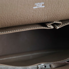 Hermes Jypsiere 28 Etoupe PHW Clemence