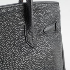 Hermes Birkin 30 Noir Togo PHW 2008