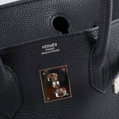 Hermes Birkin 30 Noir Togo PHW 2008