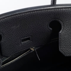 Hermes Birkin 30 Noir Togo PHW 2008