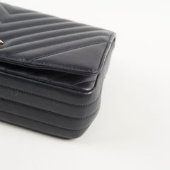 Chanel Small Statement Flap Chevron Black