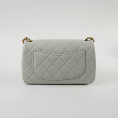 Chanel Mini Rectangular Pearl Crush Light Grey