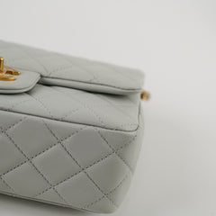 Chanel Mini Rectangular Pearl Crush Light Grey