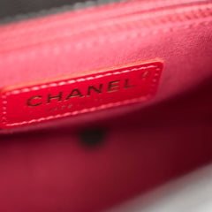 Chanel 22A Mini Flap bag with Gold Coins Double Chain Strap (microchip)