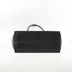 Christian Dior Medium Leather Book Tote Black