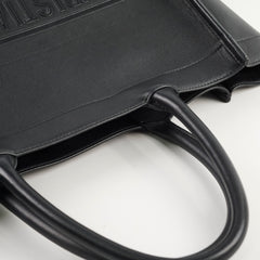 Christian Dior Medium Leather Book Tote Black