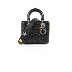 Christian Dior Small Lady Dior Black Lambskin