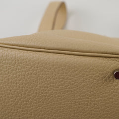 Hermes Picotin 18 (Original Version) Light Beige Stamp Square L