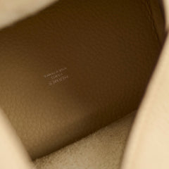 Hermes Picotin 18 (Original Version) Light Beige Stamp Square L