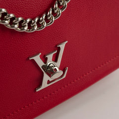 Louis Vuitton Red Lockme II BB
