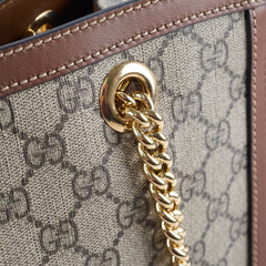 Gucci GG Surpreme Padlock Tote Beige