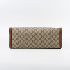 Gucci GG Surpreme Padlock Tote Beige