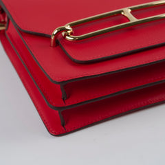 Hermes Mini Roulis Evercolour Red Permabrass HW