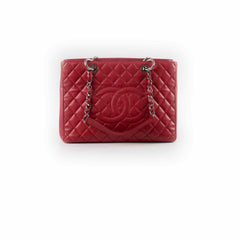 Chanel Caviar Grand Shopping Tote GST Red Series 15