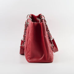 Chanel Caviar Grand Shopping Tote GST Red Series 15