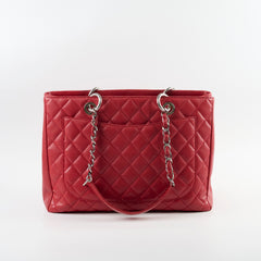 Chanel Caviar Grand Shopping Tote GST Red Series 15