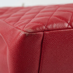 Chanel Caviar Grand Shopping Tote GST Red Series 15