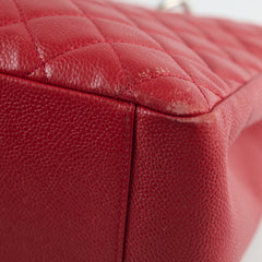 Chanel Caviar Grand Shopping Tote GST Red Series 15