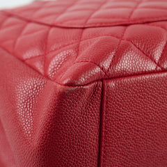 Chanel Caviar Grand Shopping Tote GST Red Series 15