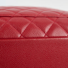 Chanel Caviar Grand Shopping Tote GST Red Series 15
