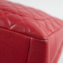 Chanel Caviar Grand Shopping Tote GST Red Series 15