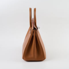 Hermes Birkin 25 Epsom PHW Gold Stamp Square J