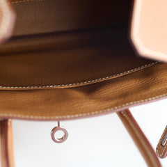 Hermes Birkin 25 Epsom PHW Gold Stamp Square J