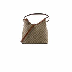 Gucci GG Supreme Hobo Shoulder Bag Brown
