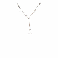 Hermes Farandole Silver Long Necklace 160cm