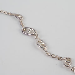 Hermes Farandole Silver Long Necklace 160cm