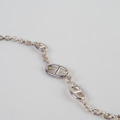 Hermes Farandole Silver Long Necklace 160cm