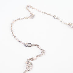 Hermes Farandole Silver Long Necklace 160cm