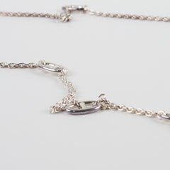 Hermes Farandole Silver Long Necklace 160cm