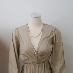 Hermes Farandole Silver Long Necklace 160cm