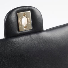 Chanel Mini Rectangular Lambskin Black Microchip