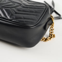 Gucci Small Marmont Camera Bag Black