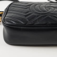 Gucci Small Marmont Camera Bag Black