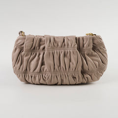 Prada Gaufre Clutch Grey