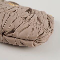 Prada Gaufre Clutch Grey