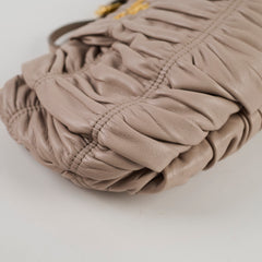 Prada Gaufre Clutch Grey
