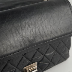 Chanel Reissue 2.55 Large (227 size) Black Calfskin RHW