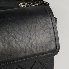 Chanel Reissue 2.55 Large (227 size) Black Calfskin RHW