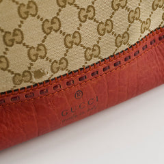 Gucci GG Canvas Laidback Crafty Tote Orange/Beige
