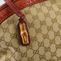 Gucci GG Canvas Laidback Crafty Tote Orange/Beige