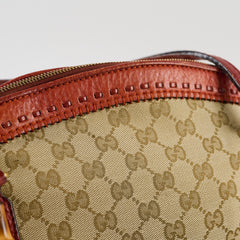 Gucci GG Canvas Laidback Crafty Tote Orange/Beige